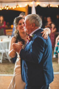 Bride and Dad dancing